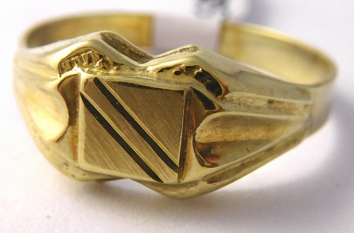 zlaté pánské prsteny
