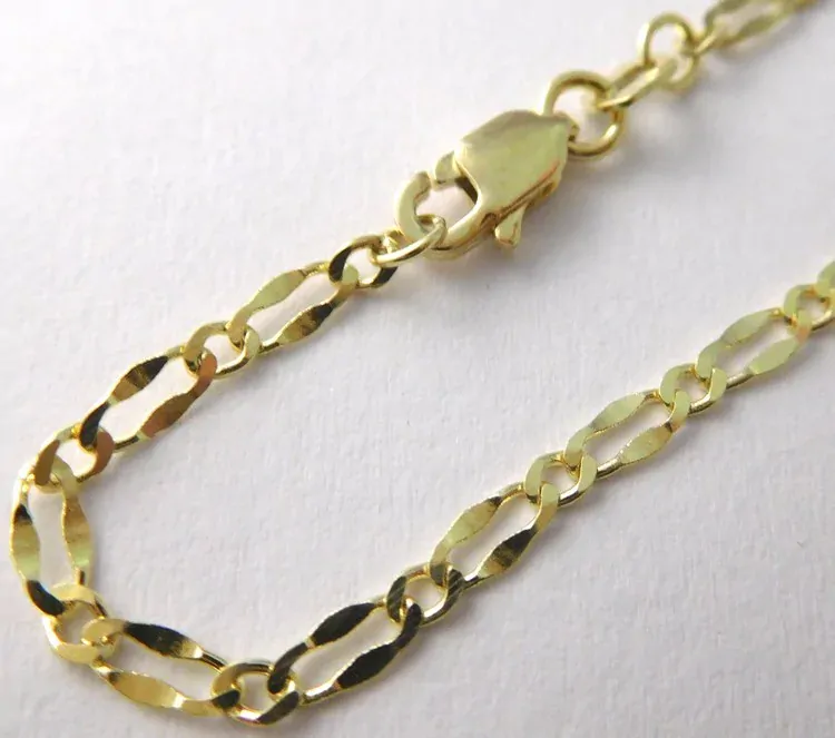 Klenoty Budín Dámský mohutný řetízek ze žlutého zlata (kávové zrno) 585/2,97gr 42cm 3640025