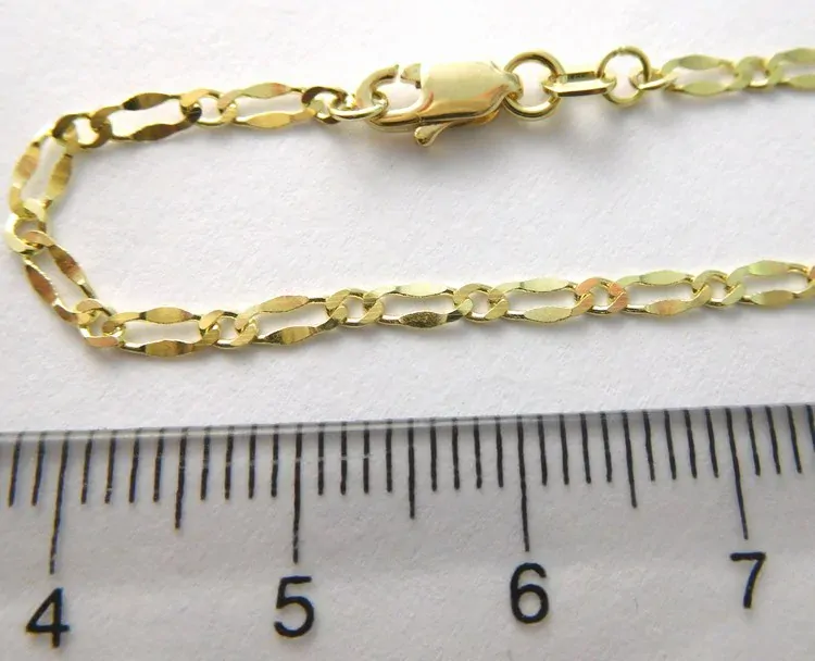 Klenoty Budín Dámský mohutný řetízek ze žlutého zlata (kávové zrno) 585/2,97gr 42cm 3640025