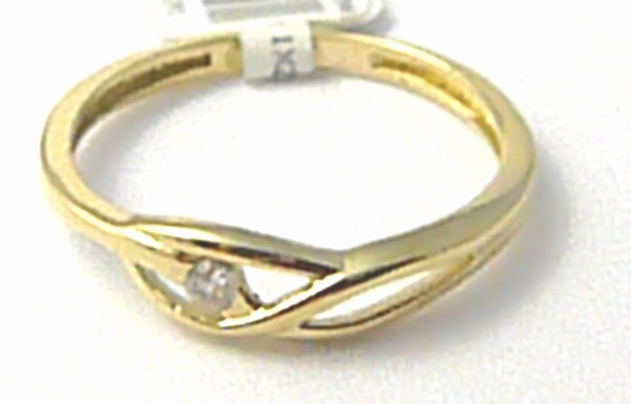 Klenoty Budín Dámský zlatý prsten se zirkonem vel.49 585/1,15gr 4515045