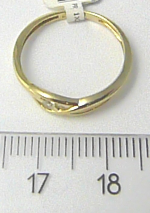 Klenoty Budín Dámský zlatý prsten se zirkonem vel.49 585/1,15gr 4515045