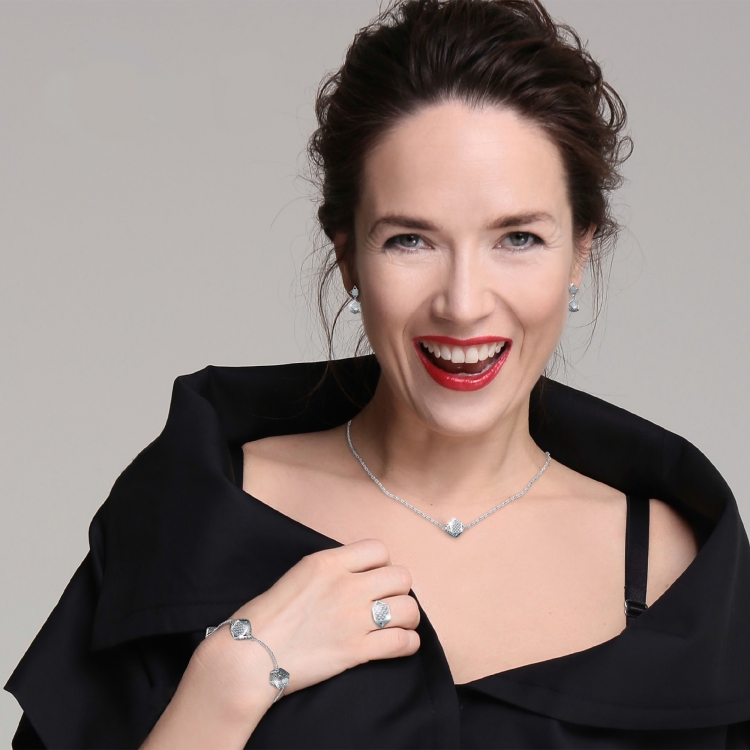 Klenoty Budín Luxusní zlatý prsten Kostka COUPLE v bílém zlatě 5x5mm 585/1000 6660289 