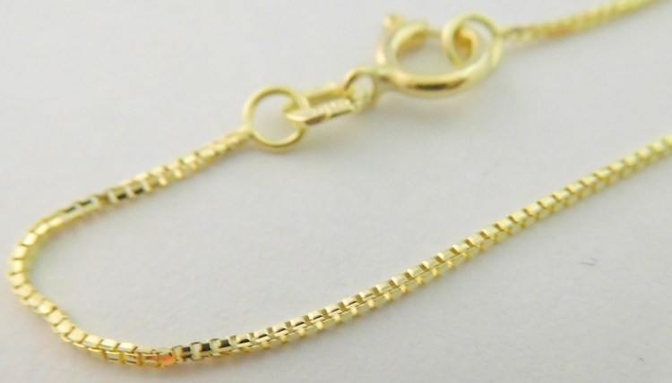 Klenoty Budín Dámský zlatý řetízek na přívěsek (Benátský) 42cm 585/1,22gr 3640112