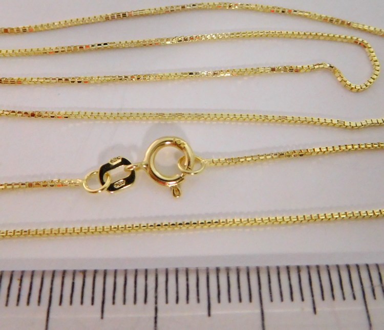 Klenoty Budín Dámský zlatý řetízek na přívěsek (Benátský) 42cm 585/1,22gr 3640112