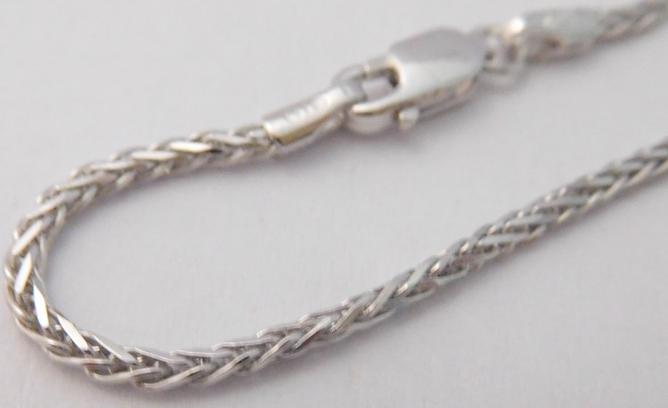 Klenoty Budín Dámský stříbrný řetízek s karabinkou 925/6,90gr 65cm 0301223