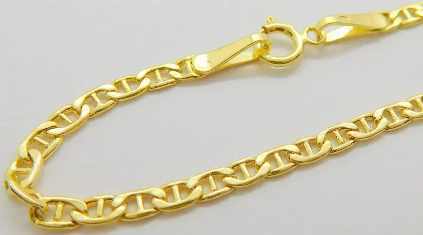 Klenoty Budín Mohutný zlatý řetízek (PANCER+MUSTEK) 50cm 585/3,09gr HK6048