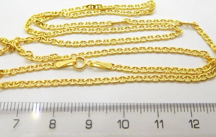 Klenoty Budín Mohutný zlatý řetízek (PANCER+MUSTEK) 50cm 585/3,09gr HK6048