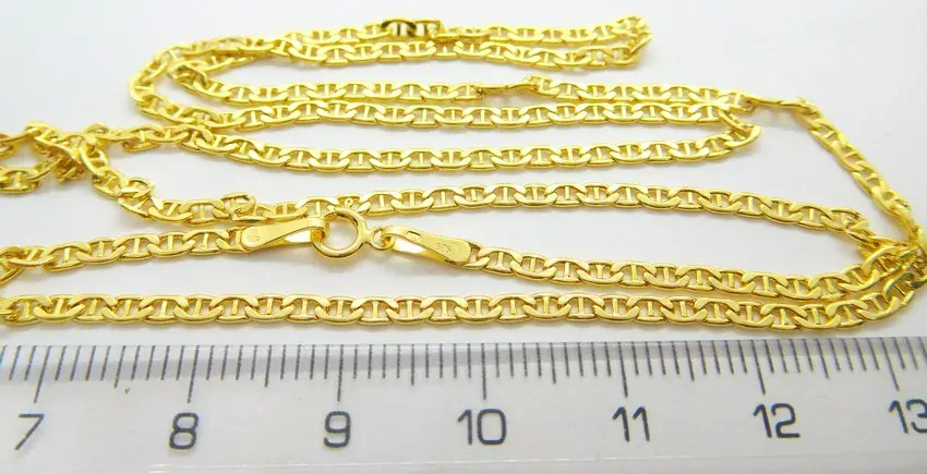 Klenoty Budín Mohutný zlatý řetízek (PANCER+MUSTEK) 50cm 585/3,09gr HK6048