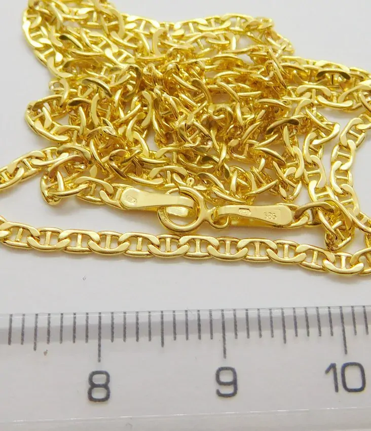 Klenoty Budín Mohutný zlatý řetízek (PANCER+MUSTEK) 50cm 585/3,09gr HK6048