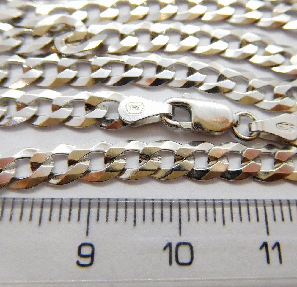 Klenoty Budín Mohutný pánský stříbrný řetízek PANCER 925/1000 11,38gr 60cm 030238000096