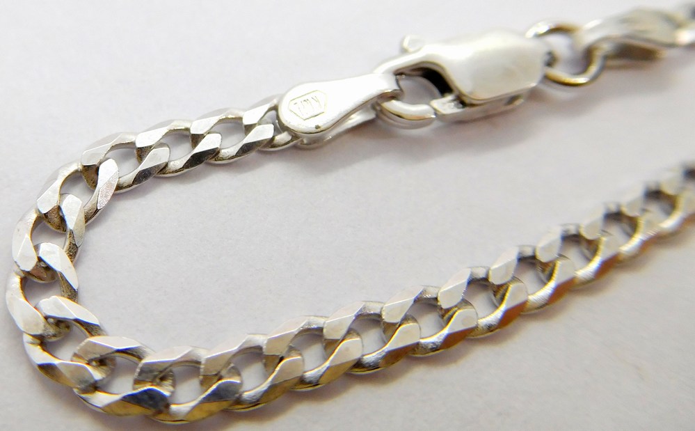 Klenoty Budín Pevný pánský stříbrný náramek PANCER 925/1000 2,56gr 21cm 030303400026