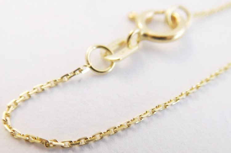 Klenoty Budín Přívěskový zlatý řetízek 585/1,46gr 50cm HK6227