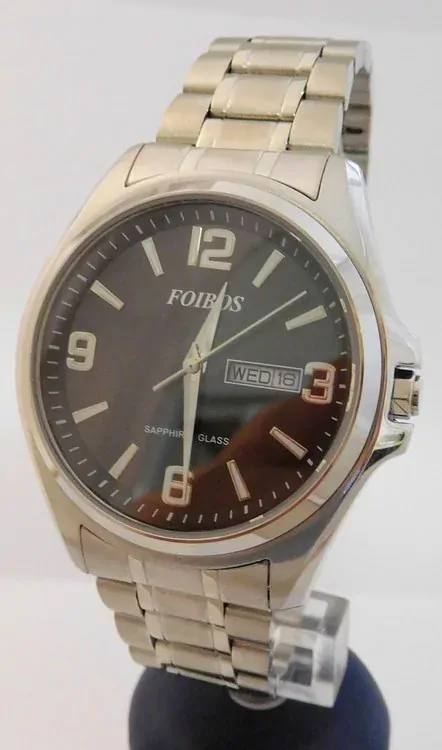 Foibos Pánské vodotěsné ocelové kovové hodinky Foibos CK6276.5 - 10ATM
