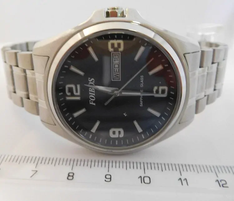 Foibos Pánské vodotěsné ocelové kovové hodinky Foibos CK6276.5 - 10ATM