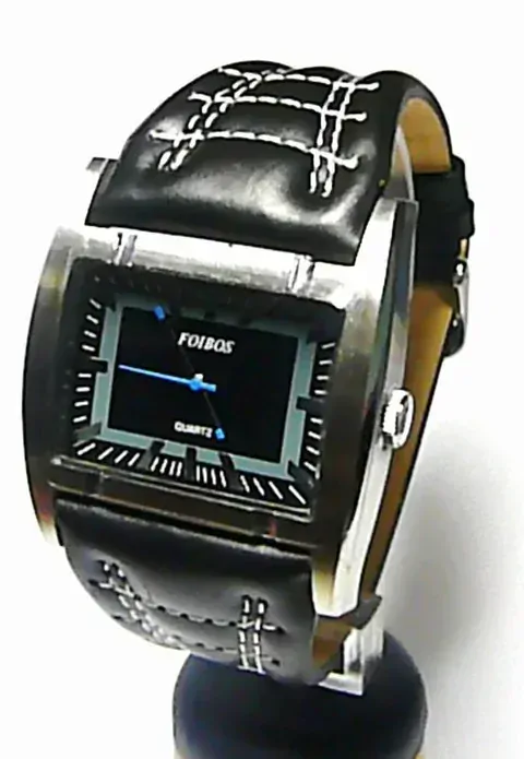 Foibos Mohutné moderní obrovské hranaté dámské hodinky Foibos CK1881