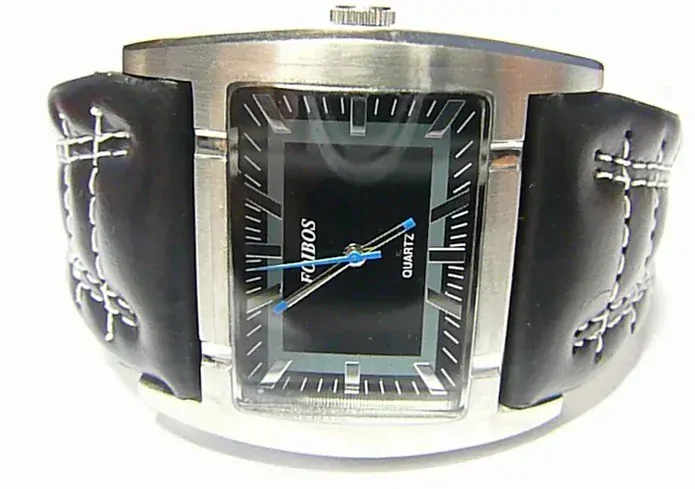 Foibos Mohutné moderní obrovské hranaté dámské hodinky Foibos CK1881