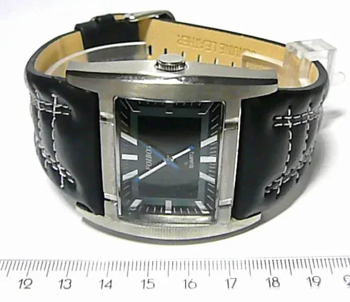 Foibos Mohutné moderní obrovské hranaté dámské hodinky Foibos CK1881