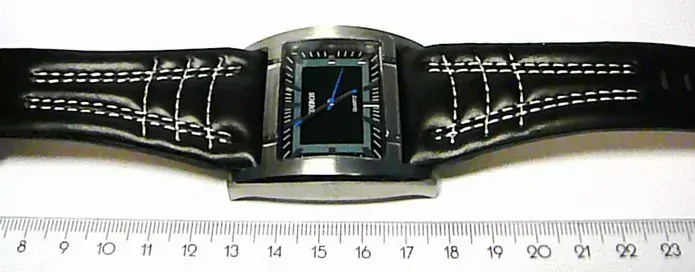 Foibos Mohutné moderní obrovské hranaté dámské hodinky Foibos CK1881