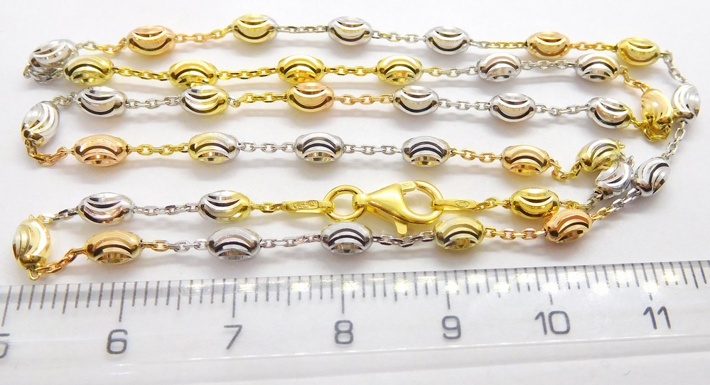 Klenoty Budín Dámský gravírovaný stříbrný náramek (zlatá,růžová,stříbrná) 925/1000 19cm 031047300007