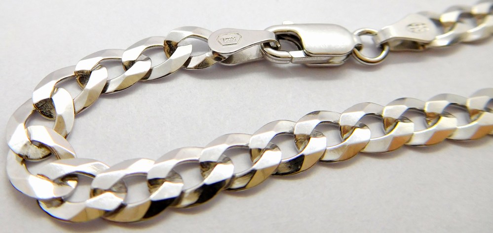 Klenoty Budín Mohutný pánský stříbrný řetízek PANCER 925/1000 9,50gr 50cm 030238000094