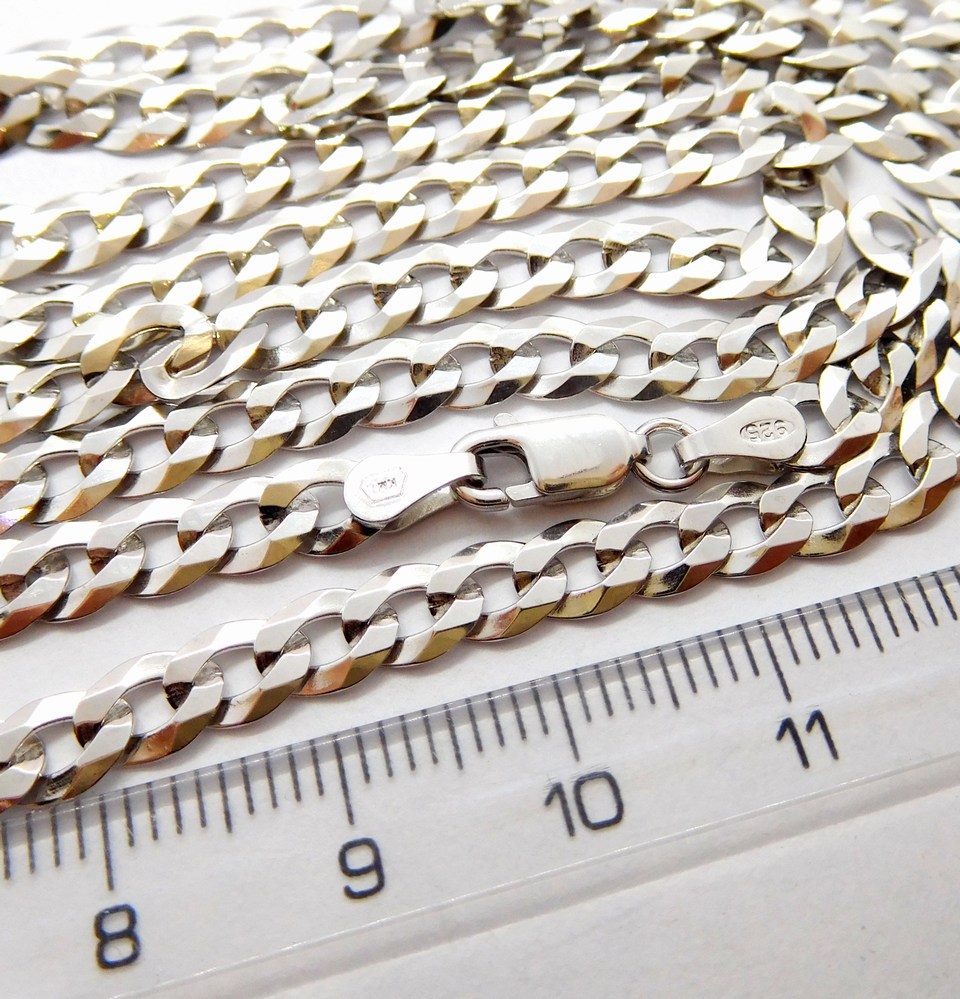 Klenoty Budín Mohutný pánský stříbrný řetízek PANCER 925/1000 9,50gr 50cm 030238000094