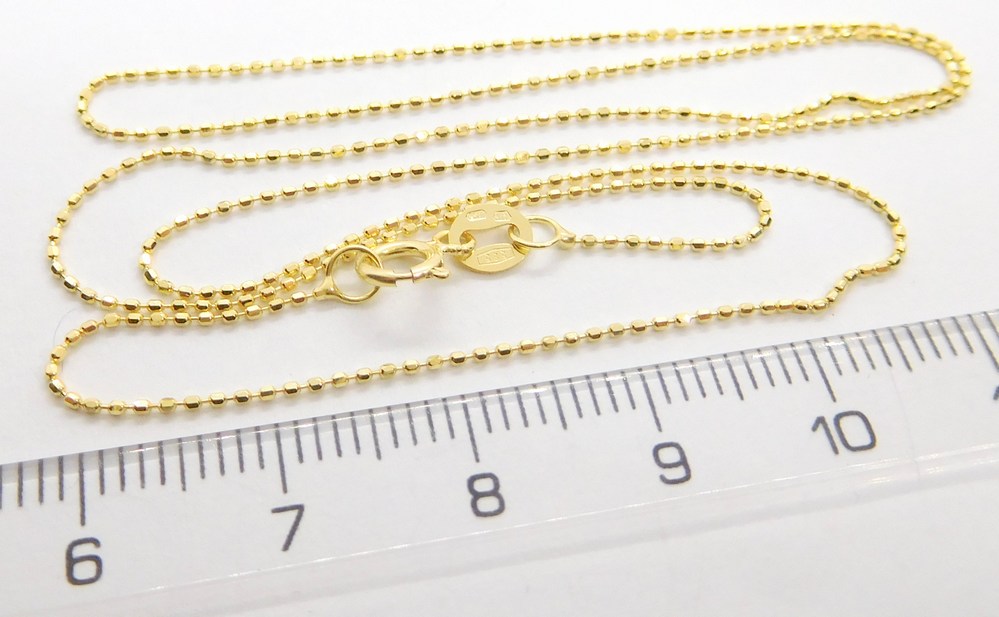 Klenoty Budín Dámský zlatý přívěskový řetízek 585/1,06gr 45cm HK6255