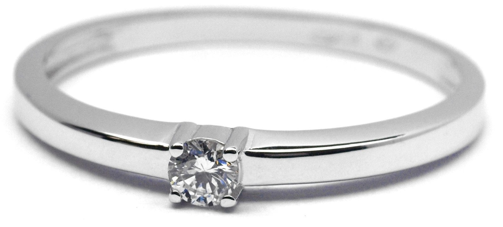 Klenoty Budín Luxusní diamantový zásnubní prsten s diamantem - libovolná velikost J-28233-17