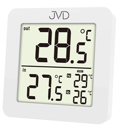 Digitální vnitřní a venkovní teploměr JVD T730