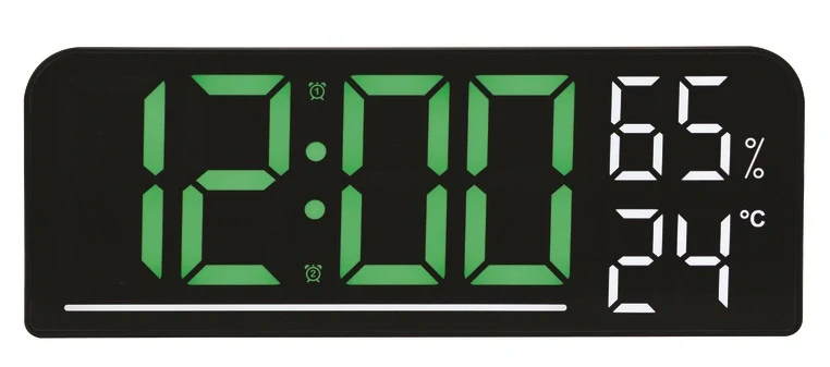 JVD Digitální budík do sítě s bílými a zelenými číslicemi JVD SB8027.2