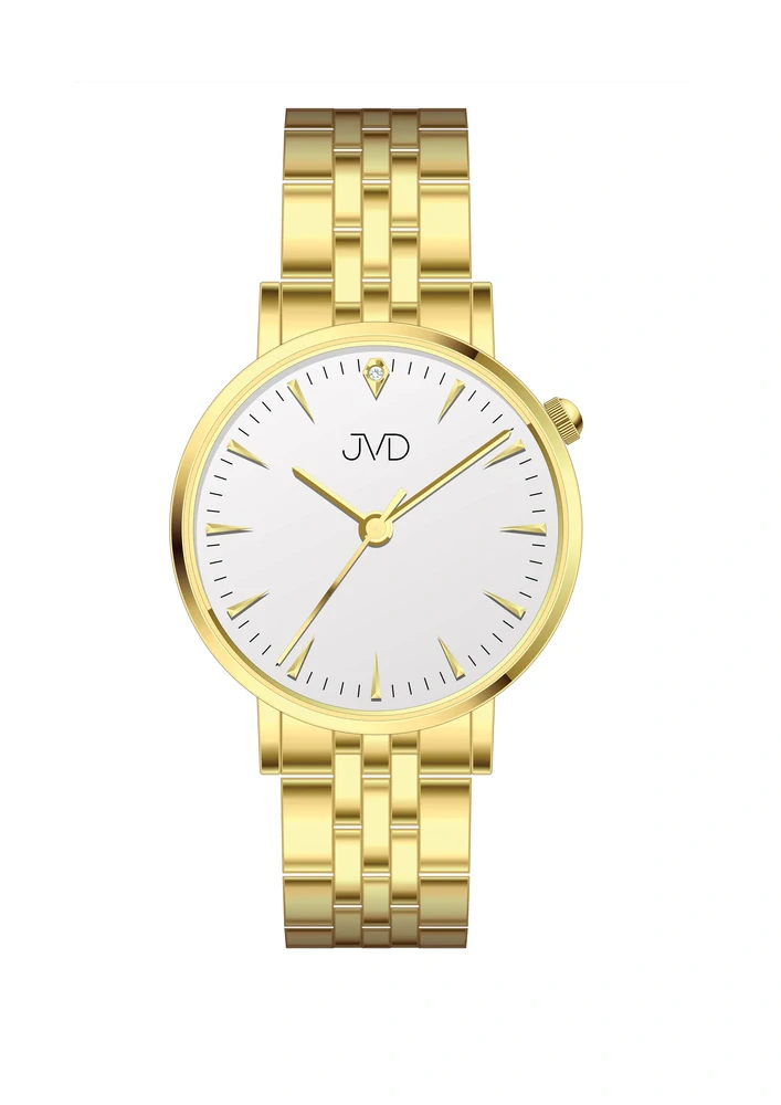 JVD Dámské elegantní zlacené náramkové hodinky JVD JM1001.3