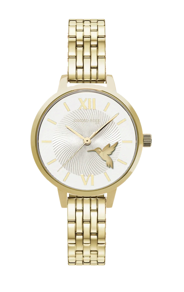SUNDAY ROSE Dámské luxusní designové hodinky SUNDAY ROSE Fashion SUN-F19