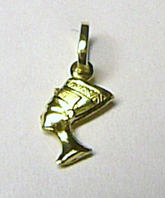 Klenoty Budín Zlatý přívěsek - zlatá kleopatra ze žlutého zlata 585/0,52gr H329