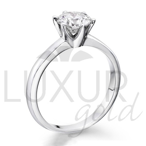 Zásnubní diamantový prsten, bílé zlato, ARTEMIS, GEMS, 40610701