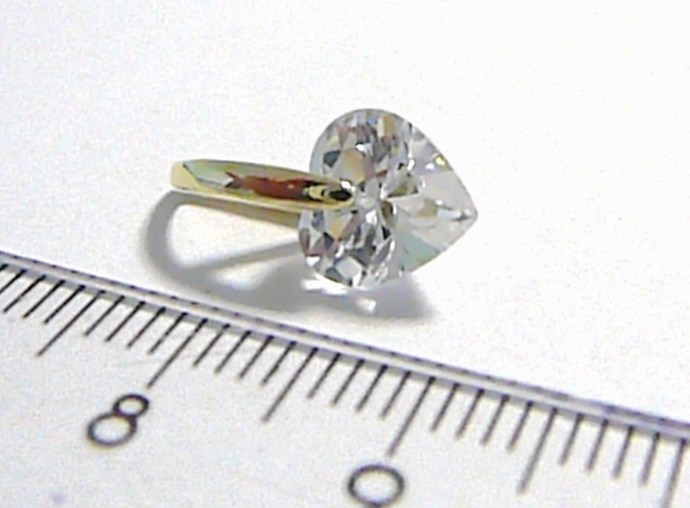 Klenoty Budín Mohutný zlatý přívěsek ve tvaru srdíčka - velké srdce 585/1,22gr 246040648