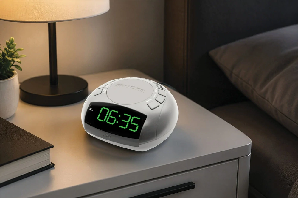 JVD Digitální budík do sítě s LED podsvícením JVD SB460.2