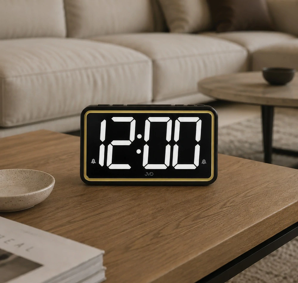 JVD Digitální budík do sítě s LED podsvícením JVD SB110.2