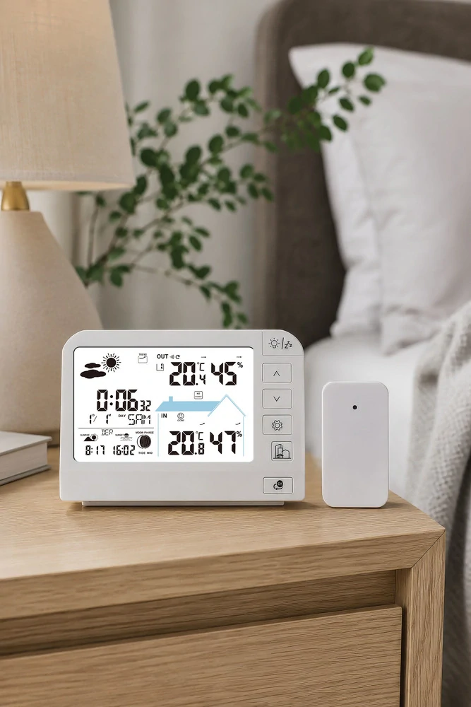 JVD Digitální meteorologická stanice s LED podsvícením JVD RB767.1