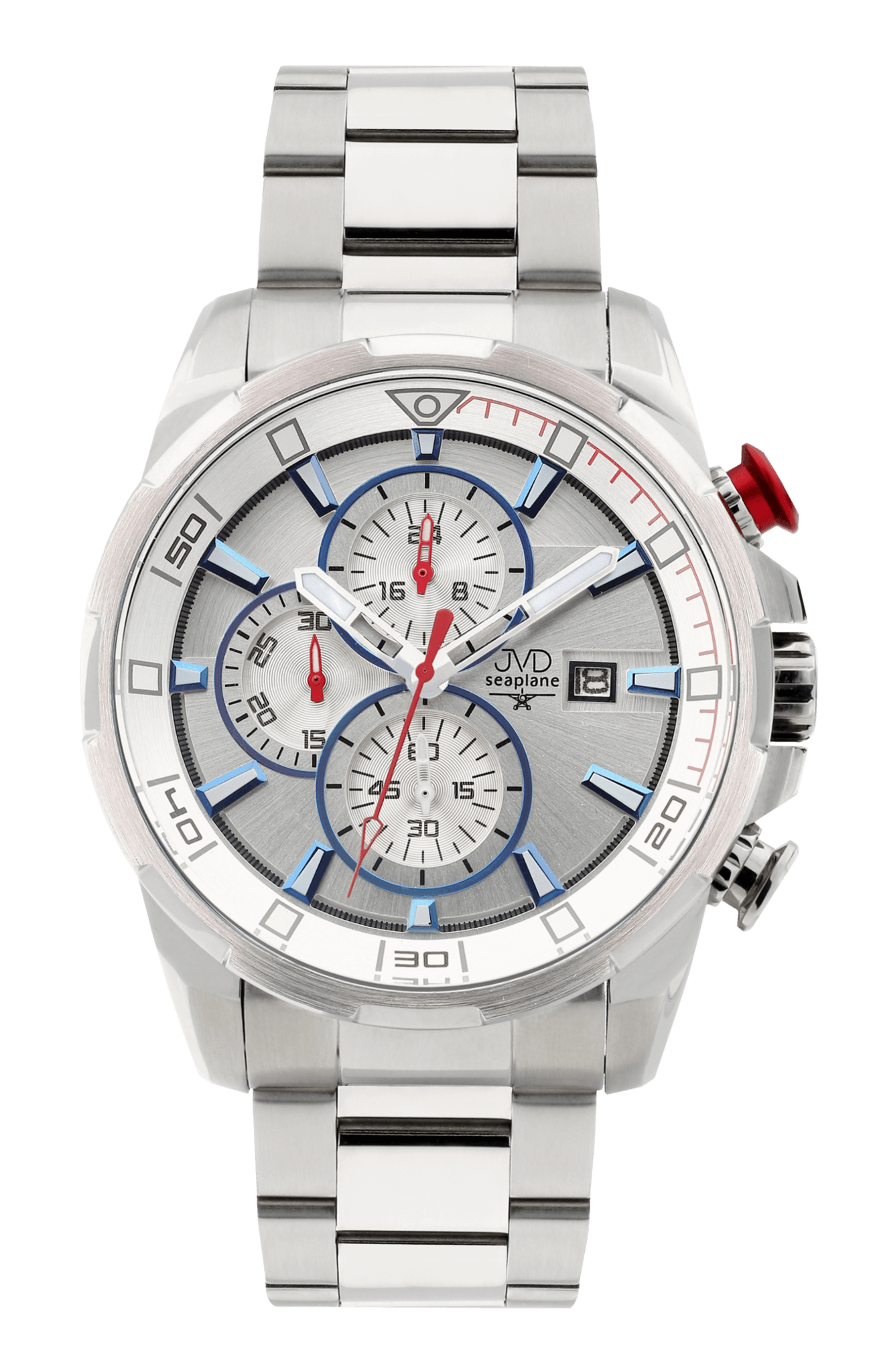 Pánské vodotěsné náramkové hodinky JVD JE1003.2 - chronograf 10ATM