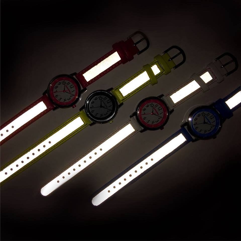 Reflexní bílý řemínek na hodinky CLOCKODILE CSX0013