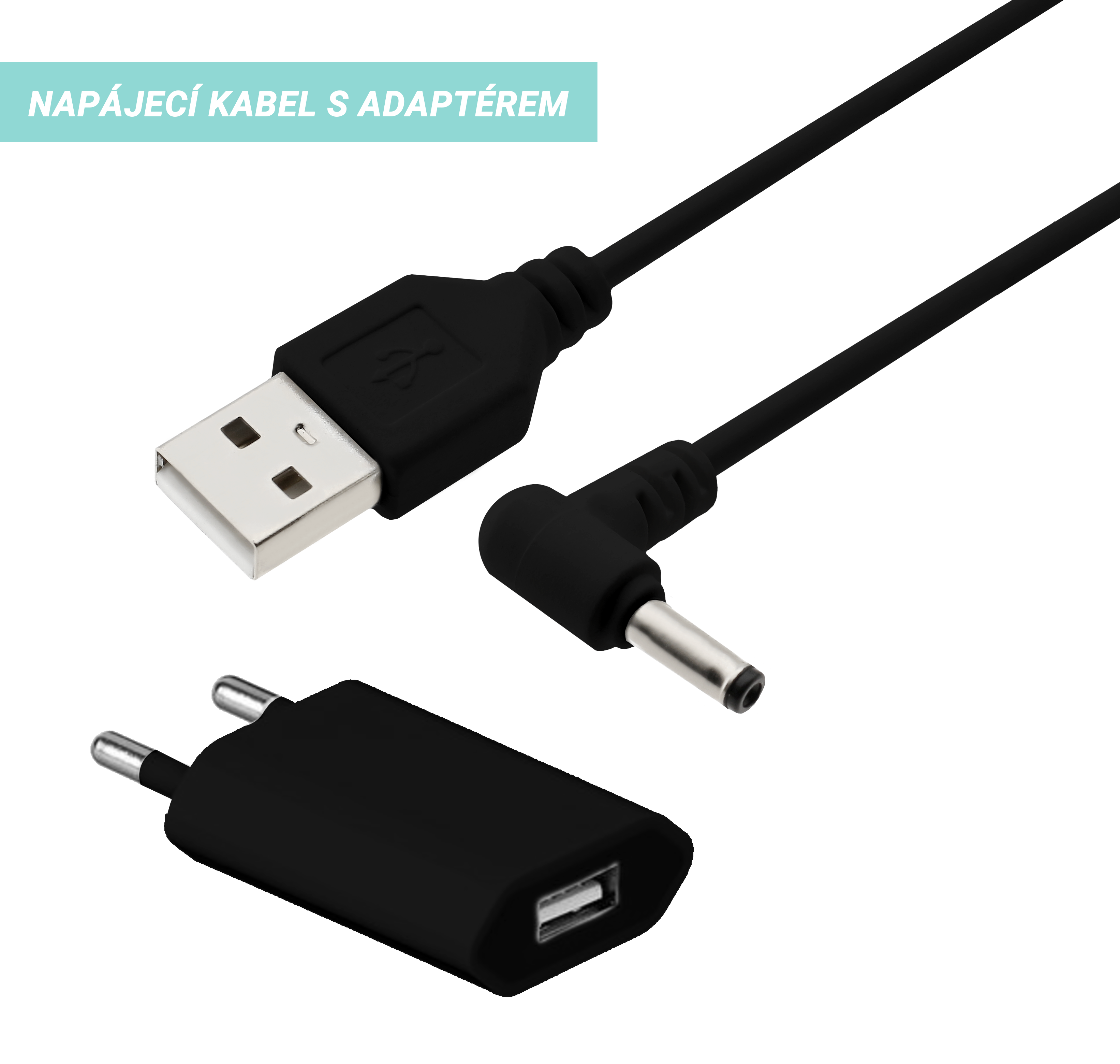 Digitální budík do sítě JVD SB3212.1 s teploměrem, USB nabíjením a světelným senzorem