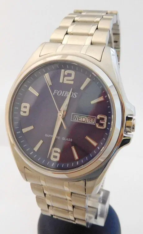 Foibos Pánské vodotěsné ocelové kovové hodinky Foibos CK6276.6 - 10ATM