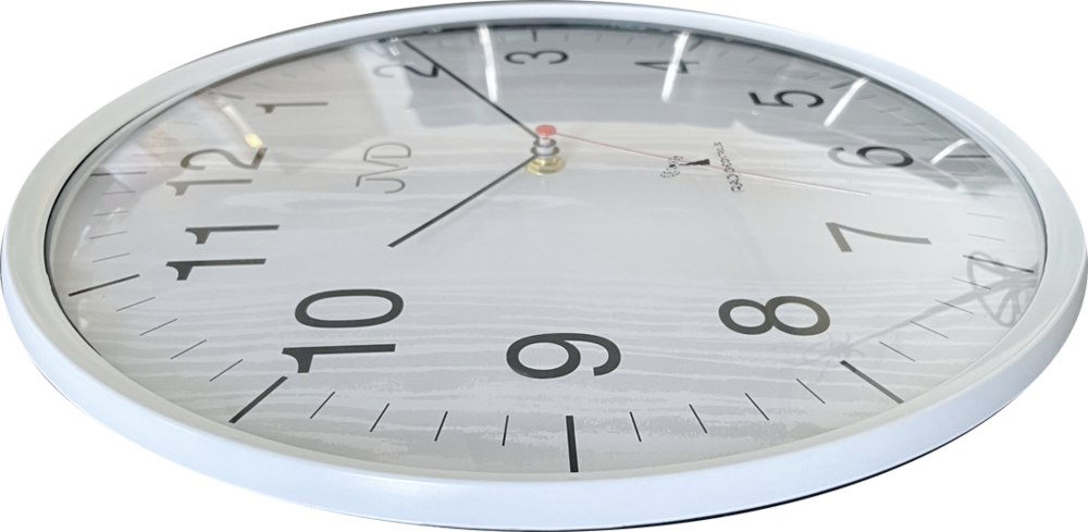 JVD Nástěnné rádiem řízene hodiny JVD RH17.1 v imitaci dřeva