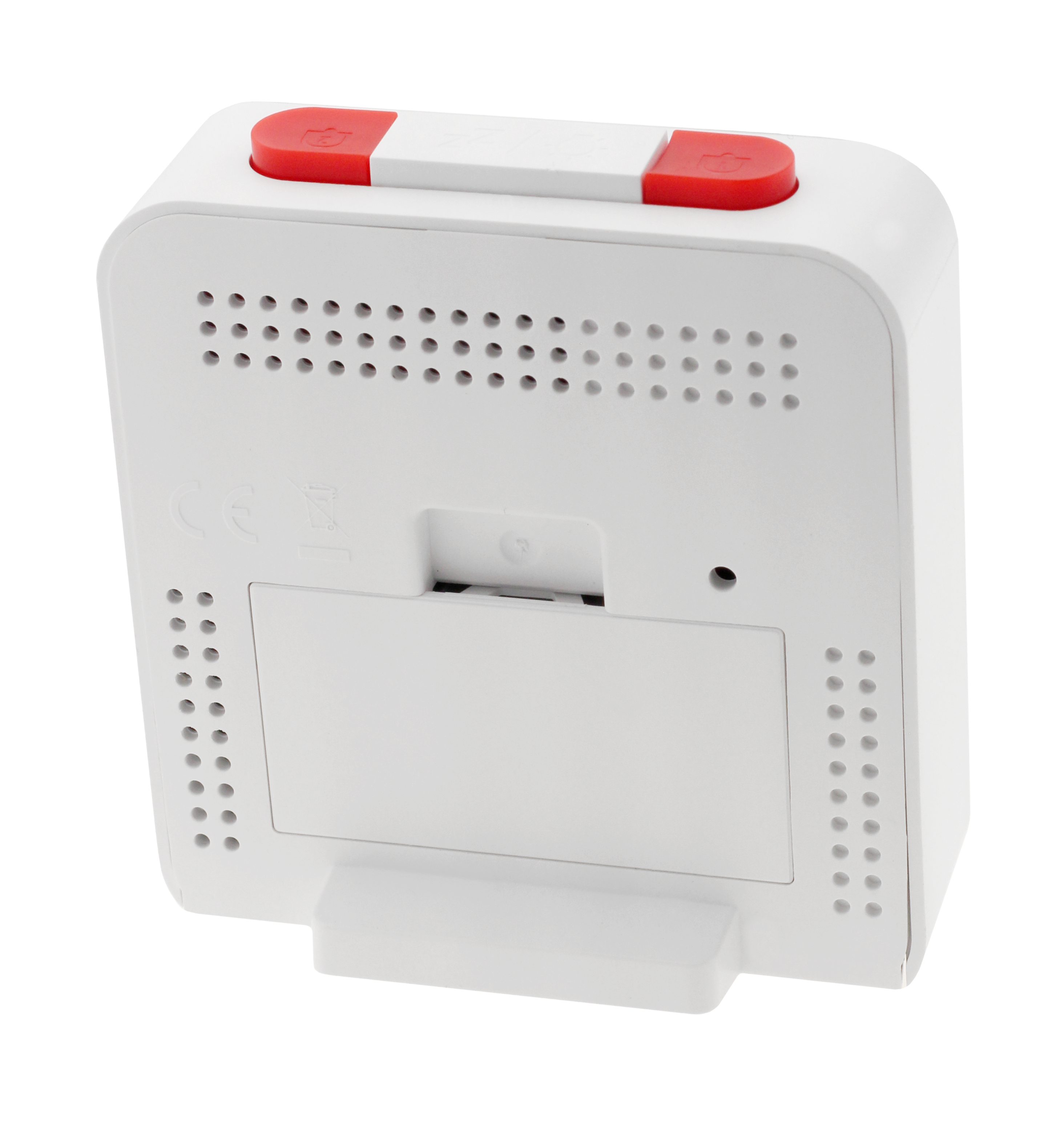 JVD Bílý digitální rádiem řízený budík JVD RB3552.1