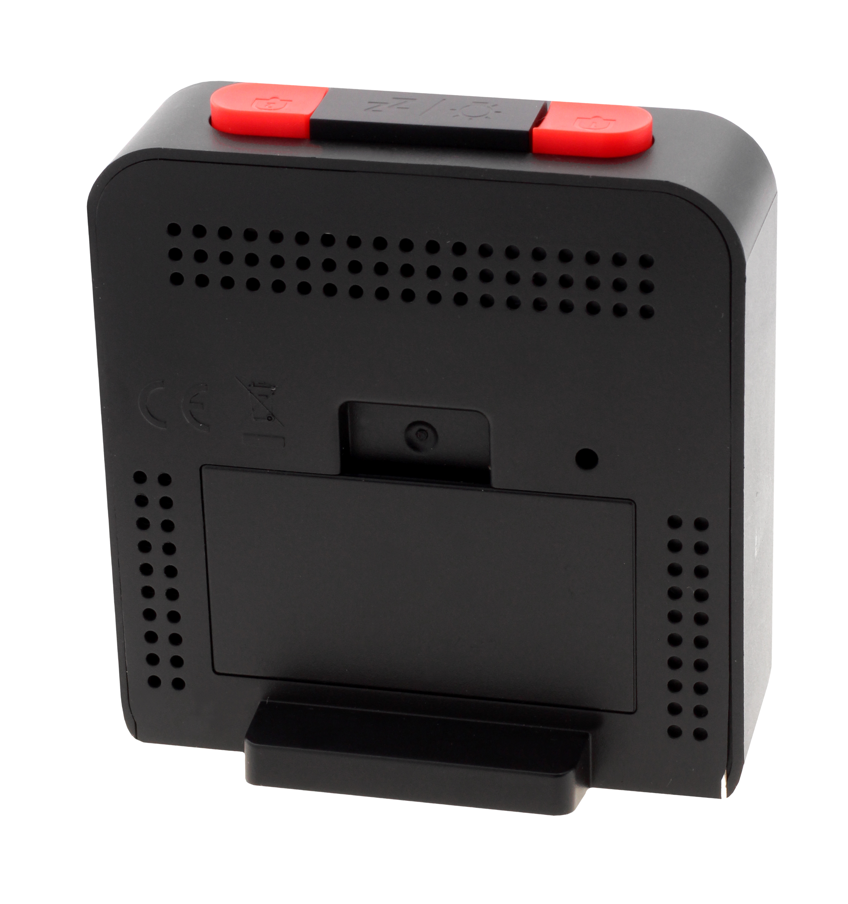 JVD Černý digitální rádiem řízený budík JVD RB3552.2