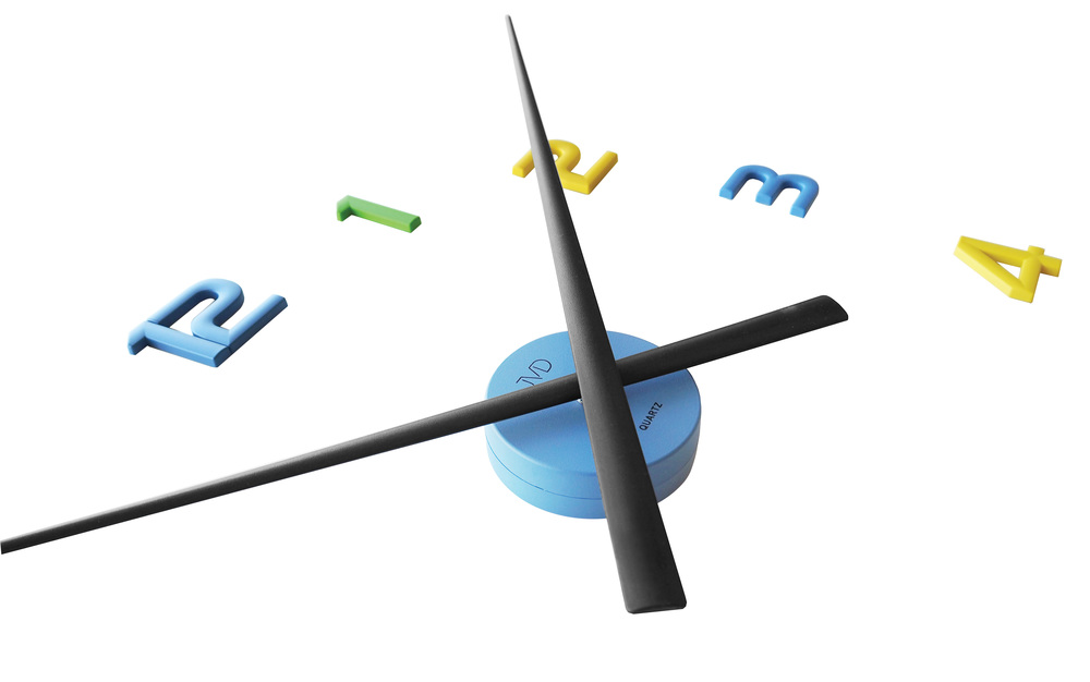 Dětské barevné nalepovací hodiny do dětského pokoje JVD HT466.2
