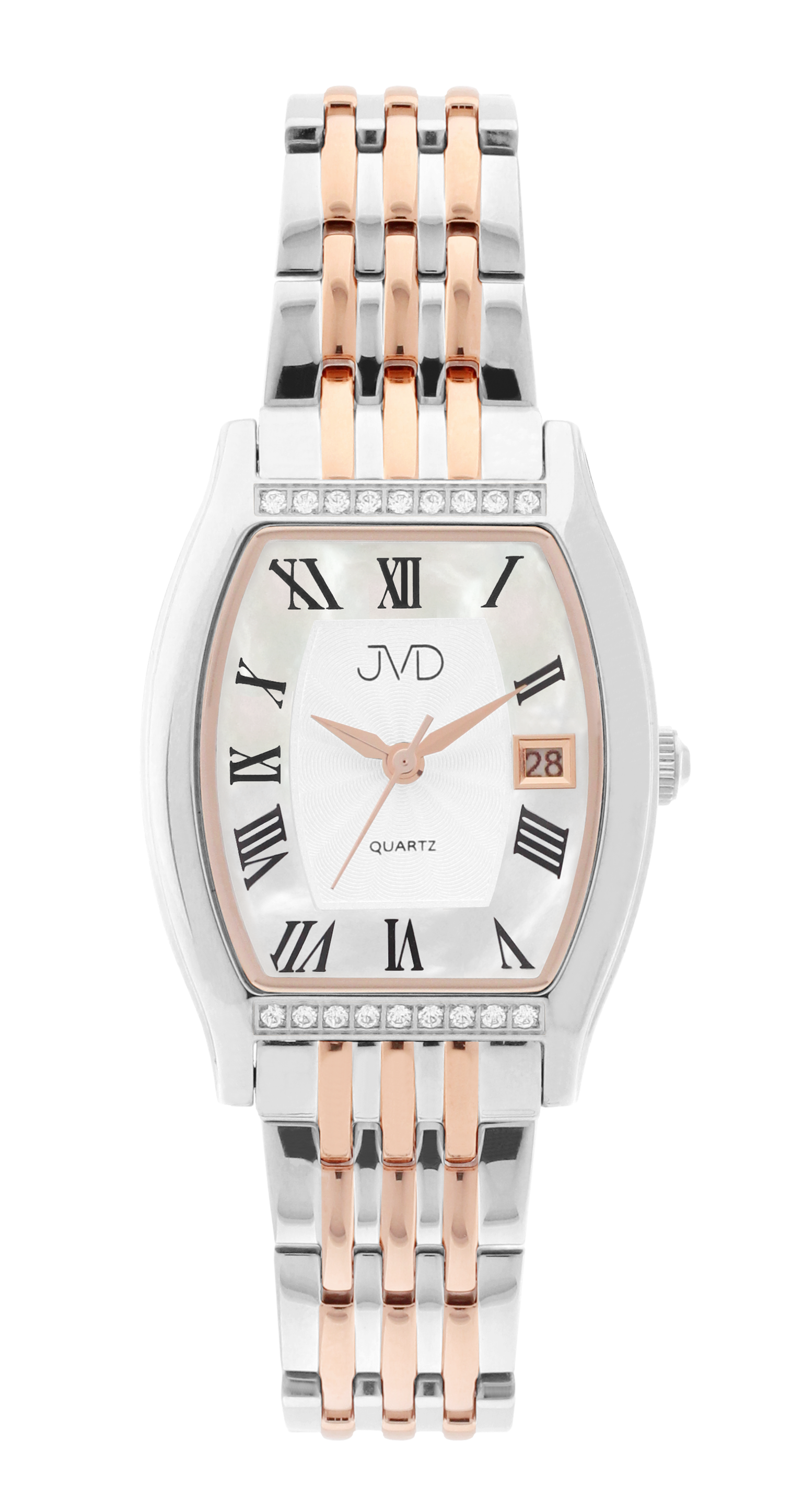 JVD Dámské elegantní hranaté šperkové hodinky JVD JG1027.2