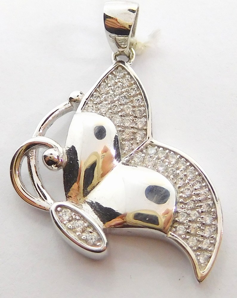 Klenoty Budín Dámský stříbrný přívěsek se zirkony 925/1000 SVLSP35243A1F2