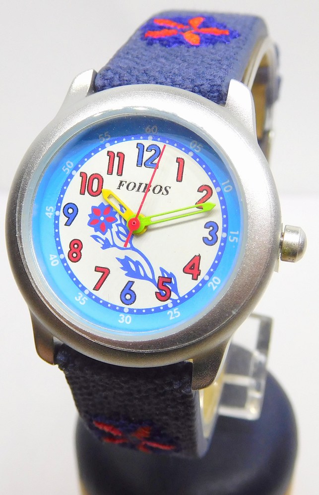 Foibos Dětské unisex modré hodinky Foibos CK1055.3