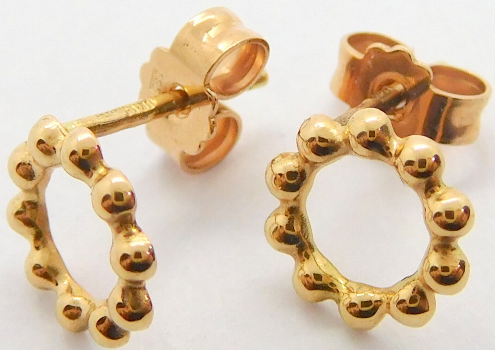 Klenoty Budín Zlaté pecičky - pecky z růžového zlata 585/0,77gr 5280522