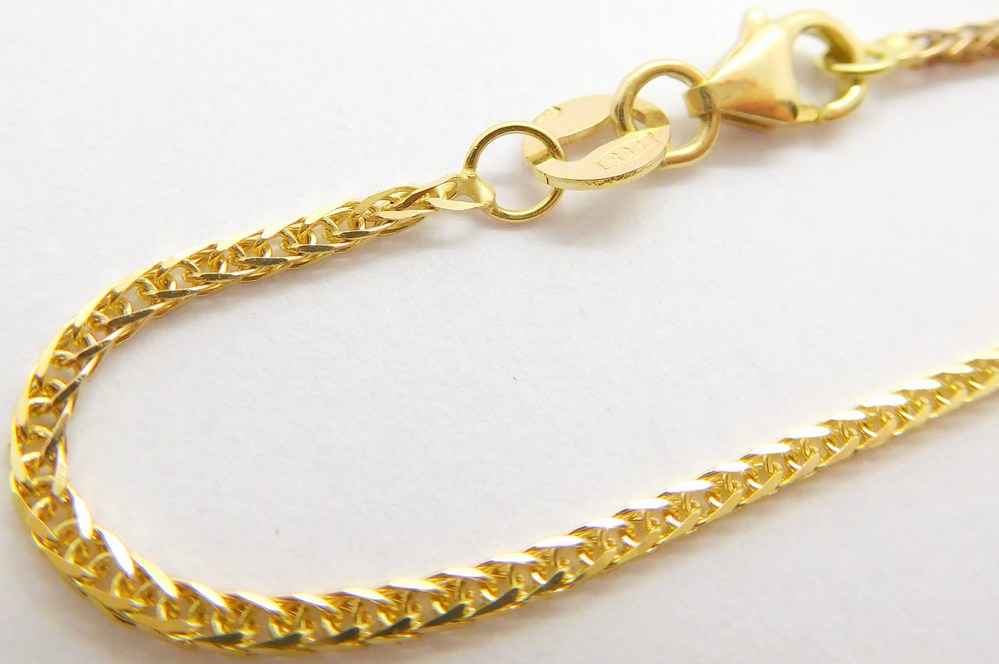 Klenoty Budín Dámský pevný zlatý náramek ze žlutého zlata 585/1,33gr 19cm HK7019